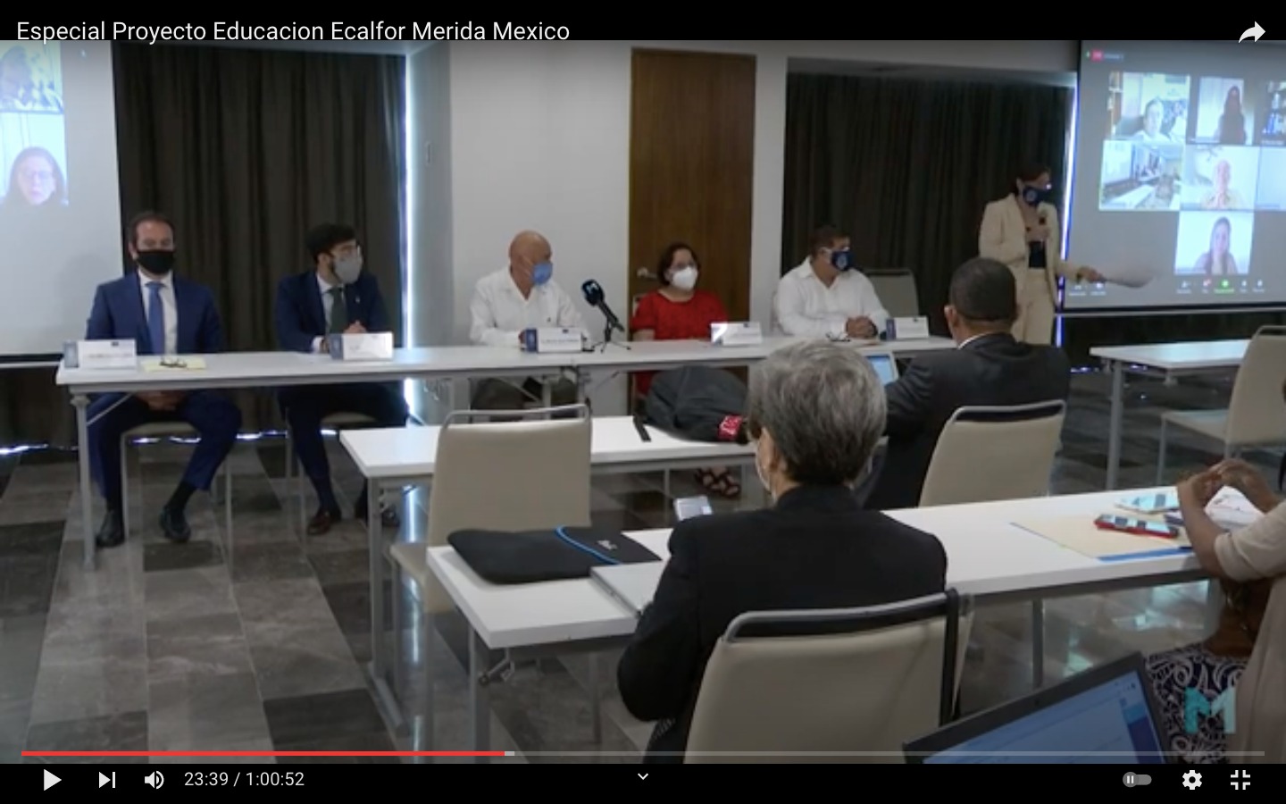 Programa dedicado al primer encuentro de ECALFOR en México
